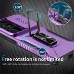 For Samsung Galaxy S26 Ultra Case Camshield Kickstand TPU + PC Anti-Slip Phone Cover