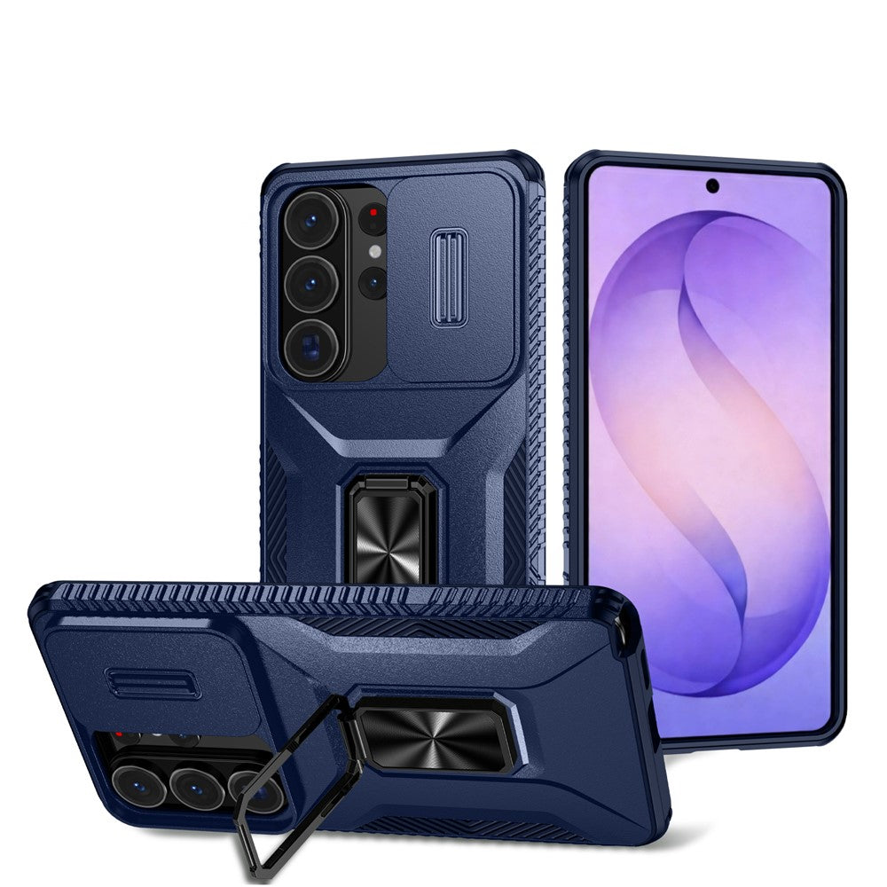 For Samsung Galaxy S26 Ultra Case Camshield Kickstand TPU + PC Anti-Slip Phone Cover