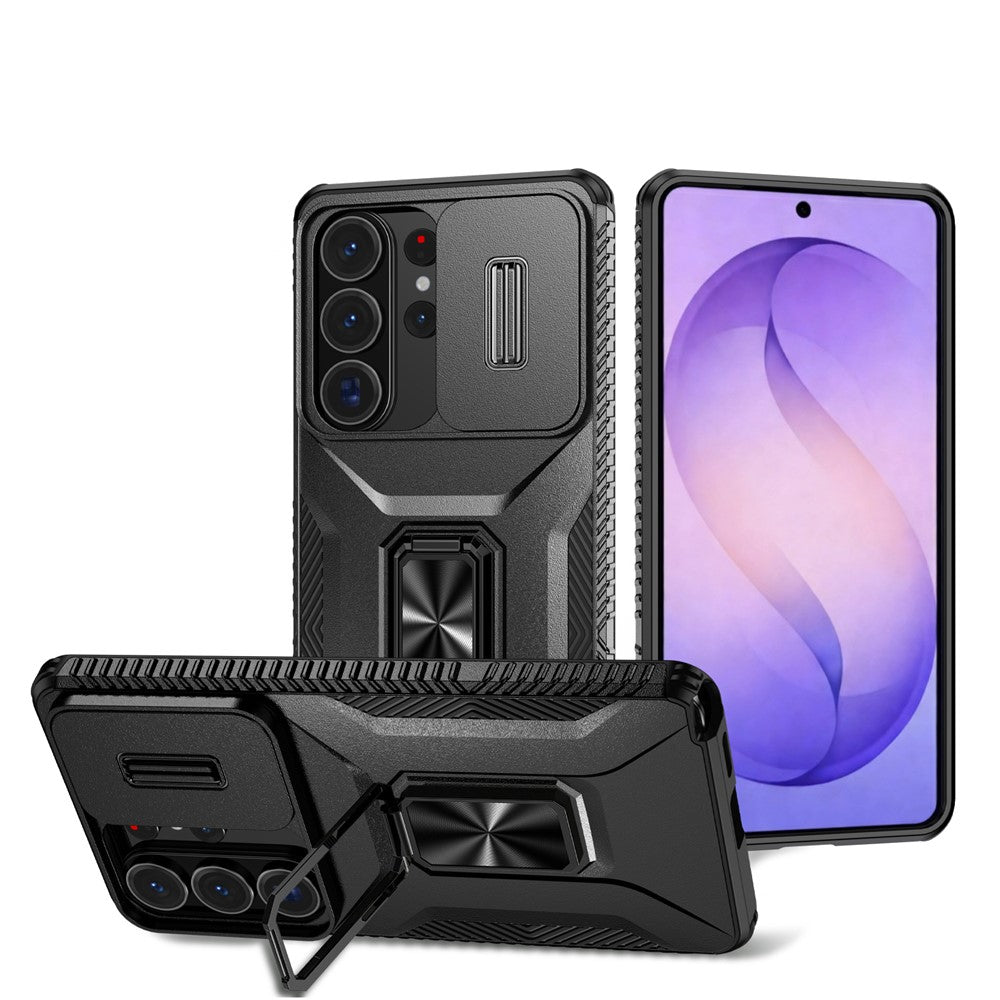 For Samsung Galaxy S26 Ultra Case Camshield Kickstand TPU + PC Anti-Slip Phone Cover