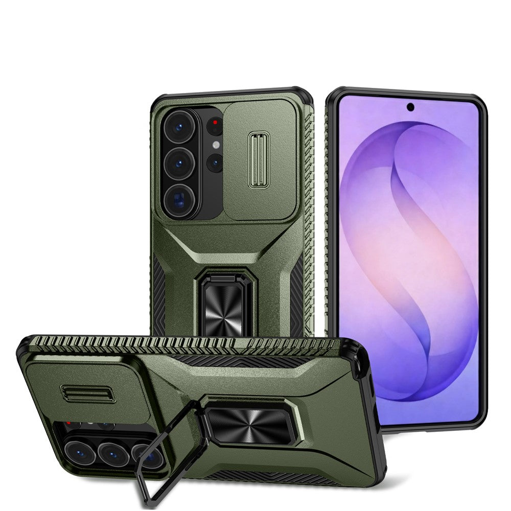 For Samsung Galaxy S26 Ultra Case Camshield Kickstand TPU + PC Anti-Slip Phone Cover