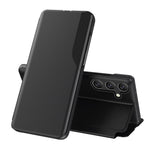 For Samsung Galaxy A37 5G Phone Case View Window Folio Flip PU Leather Stand Cover