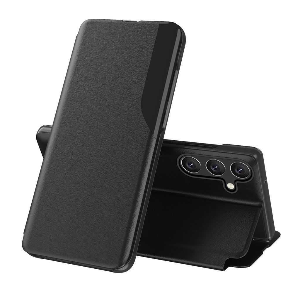 For Samsung Galaxy A37 5G Phone Case View Window Folio Flip PU Leather Stand Cover