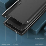 For Samsung Galaxy A37 5G Phone Case View Window Folio Flip PU Leather Stand Cover