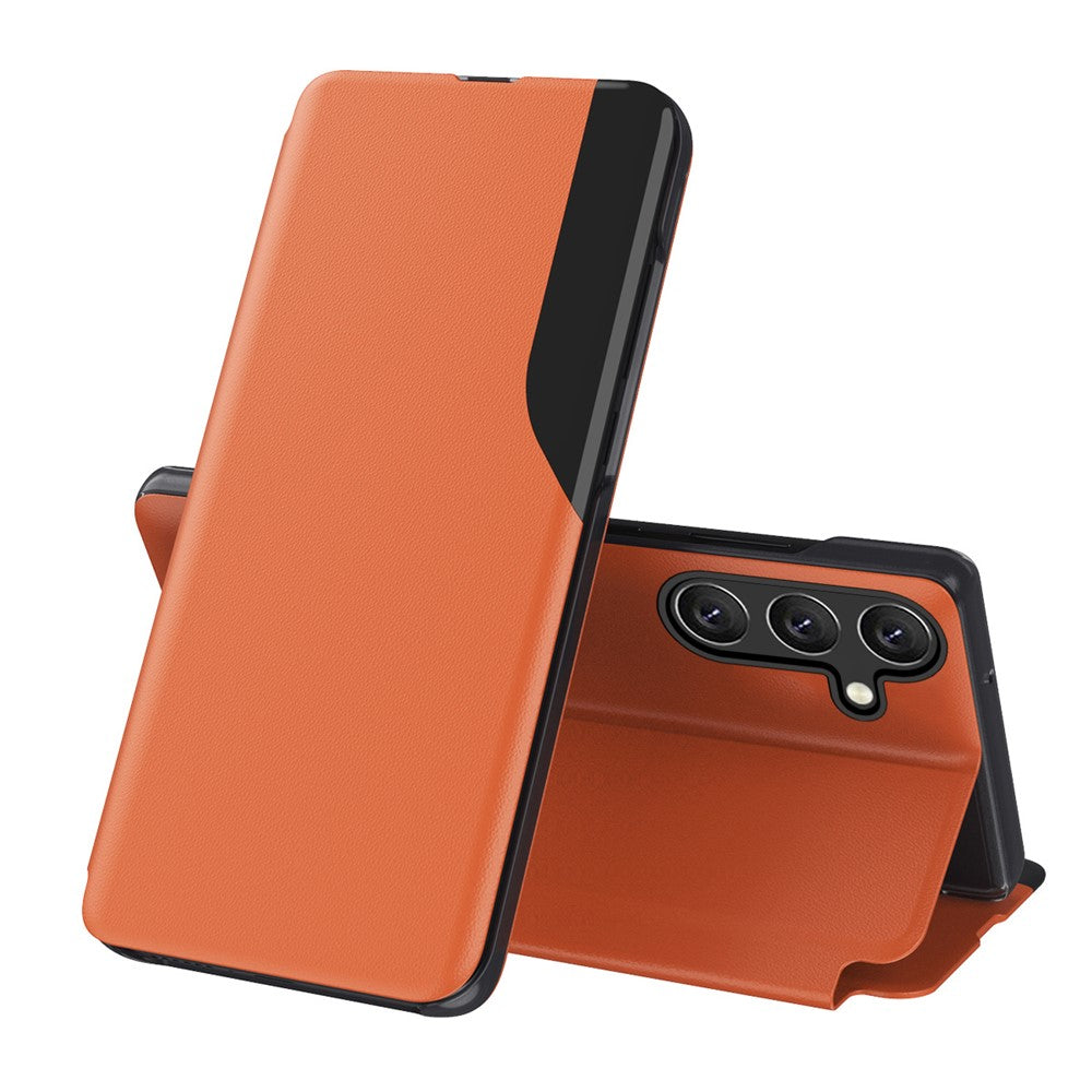 For Samsung Galaxy A37 5G Phone Case View Window Folio Flip PU Leather Stand Cover