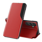 For Samsung Galaxy A37 5G Phone Case View Window Folio Flip PU Leather Stand Cover