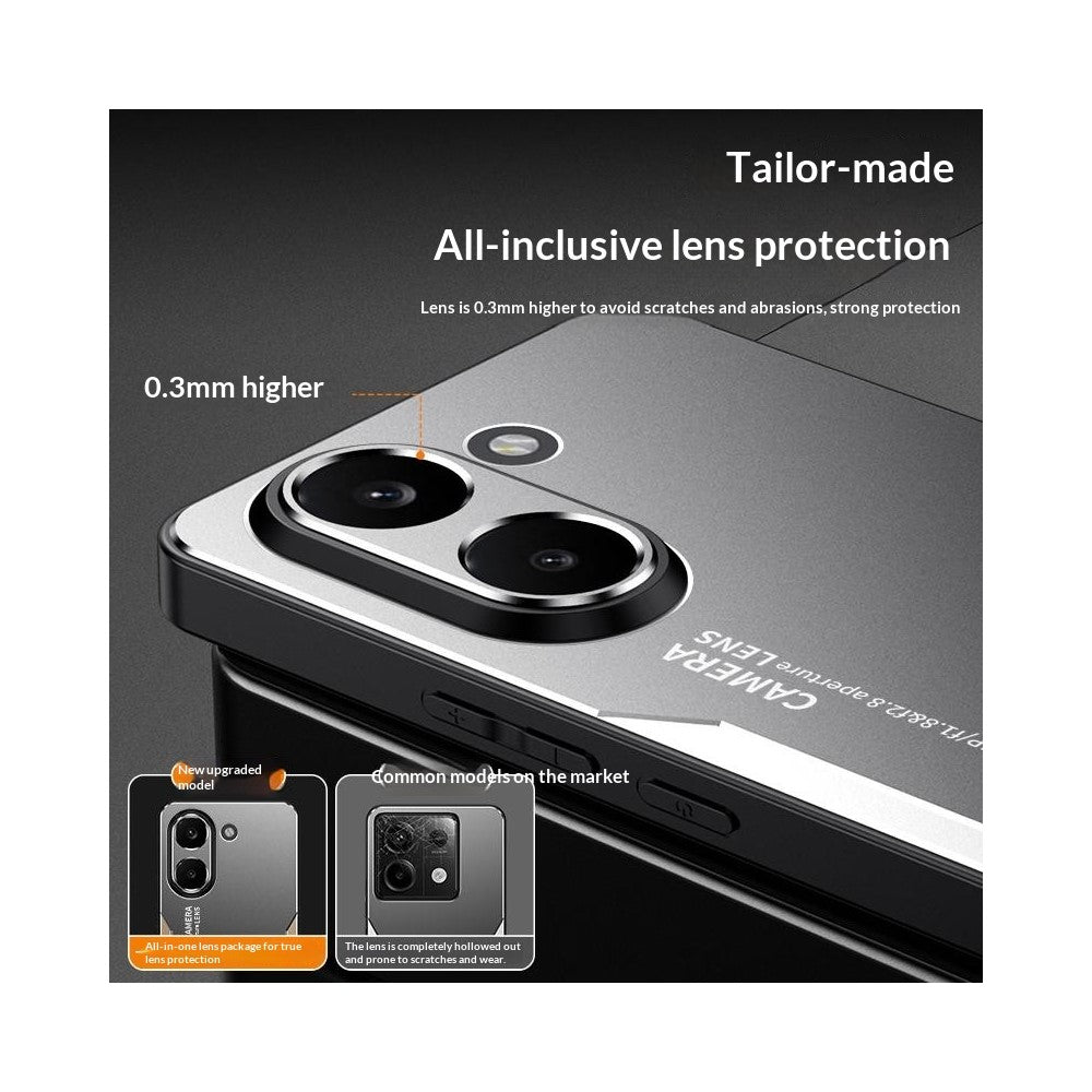 Xiaomi Redmi Turbo 5 5G mobilskal Aluminiumlegering TPU PC Baksida
