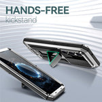 R-JUST För Samsung Galaxy S26 Ultra Skal PC + Silikon + Metall Bakstycke med Härdat Glasfilm