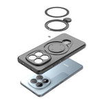 For Xiaomi Redmi Note 15 Pro 4G (Global) Magnetic Case Rotating Kickstand TPU PC Phone Cover