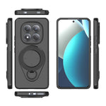 For Xiaomi Redmi Note 15 Pro 4G (Global) Magnetic Case Rotating Kickstand TPU PC Phone Cover