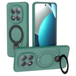 For Xiaomi Redmi Note 15 Pro 4G (Global) Magnetic Case Rotating Kickstand TPU PC Phone Cover