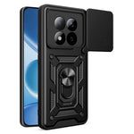 For Xiaomi Redmi Note 15 Pro 4G (Global) Case with Slide Camera Lid PC + TPU Kickstand Phone Cover