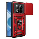 For Xiaomi Redmi Note 15 Pro 4G (Global) Case with Slide Camera Lid PC + TPU Kickstand Phone Cover