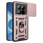 For Xiaomi Redmi Note 15 Pro 4G (Global) Case with Slide Camera Lid PC + TPU Kickstand Phone Cover