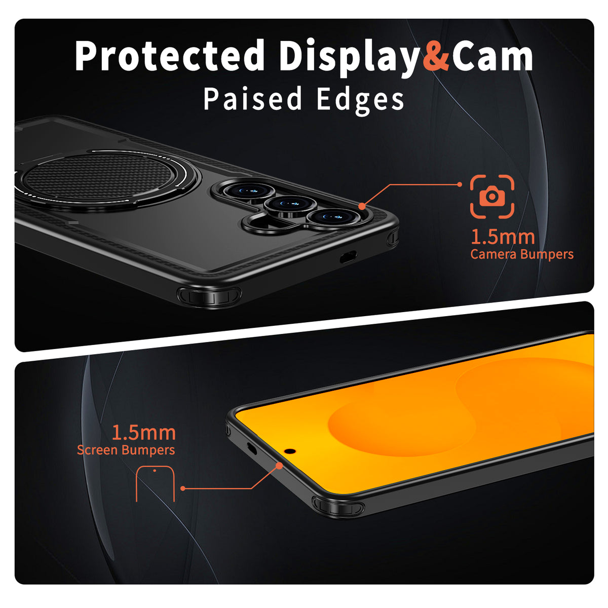 Samsung Galaxy S26 Ultra Magnetiskt Skal TPU + PC Stativ Mobilskal