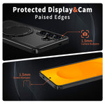For Samsung Galaxy S26+ Magnetic Case TPU + PC Kickstand Phone Cover