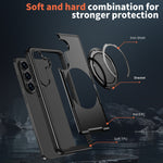 Samsung Galaxy S26+ Magnetiskt Skal TPU + PC Stativ Mobilskal