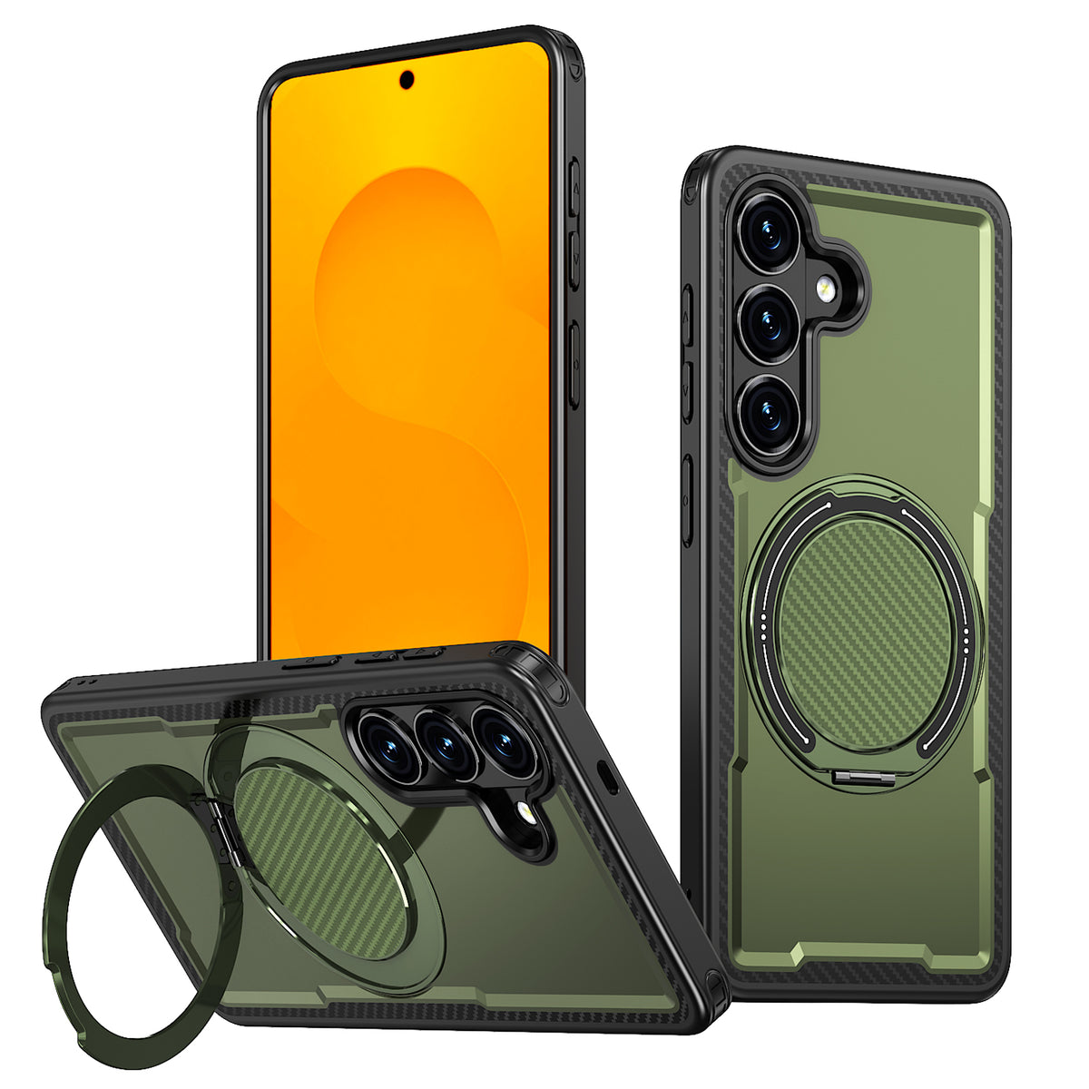 Samsung Galaxy S26+ Magnetiskt Skal TPU + PC Stativ Mobilskal