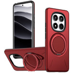 For Xiaomi Poco X7 5G / Xiaomi Redmi Note 14 Pro+ 5G / Xiaomi Redmi Note 14 Pro 4G / Xiaomi Redmi Note 14 Pro 5G Magnetic Case Rotating Kickstand TPU + PC Phone Cover