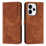 For Oppo Reno15 F 5G Stand Case Imprinted Lines Leather Phone Cover
