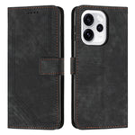 For Oppo Reno15 F 5G Stand Case Imprinted Lines Leather Phone Cover