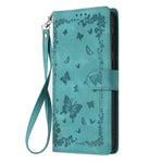 For Honor 400 Lite 5G Case Garden Imprinted PU Leather Wallet Phone Cover with Wrist Strap