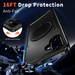 For Samsung Galaxy A06 5G / Galaxy A07 4G / Galaxy A07 5G / Galaxy A06 4G Magnetic Case TPU + PC Kickstand Phone Cover
