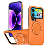 For Xiaomi 17 Pro Max Magnetic Case Rotating Kickstand TPU + PC Phone Cover