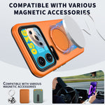 For Xiaomi 17 Pro Max Magnetic Case Rotating Kickstand TPU + PC Phone Cover