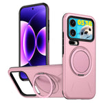 For Xiaomi 17 Pro Max Magnetic Case Rotating Kickstand TPU + PC Phone Cover