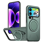 For Xiaomi 17 Pro Max Magnetic Case Rotating Kickstand TPU + PC Phone Cover