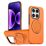 For Xiaomi 17 Magnetic Case Rotating Kickstand TPU + PC Phone Cover