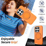 For Xiaomi 17 Magnetic Case Rotating Kickstand TPU + PC Phone Cover