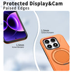 For Xiaomi 17 Magnetic Case Rotating Kickstand TPU + PC Phone Cover