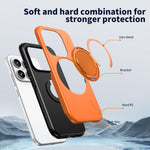 For Xiaomi 17 Magnetic Case Rotating Kickstand TPU + PC Phone Cover