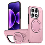 For Xiaomi 17 Magnetic Case Rotating Kickstand TPU + PC Phone Cover