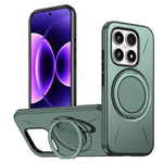 For Xiaomi 17 Magnetic Case Rotating Kickstand TPU + PC Phone Cover