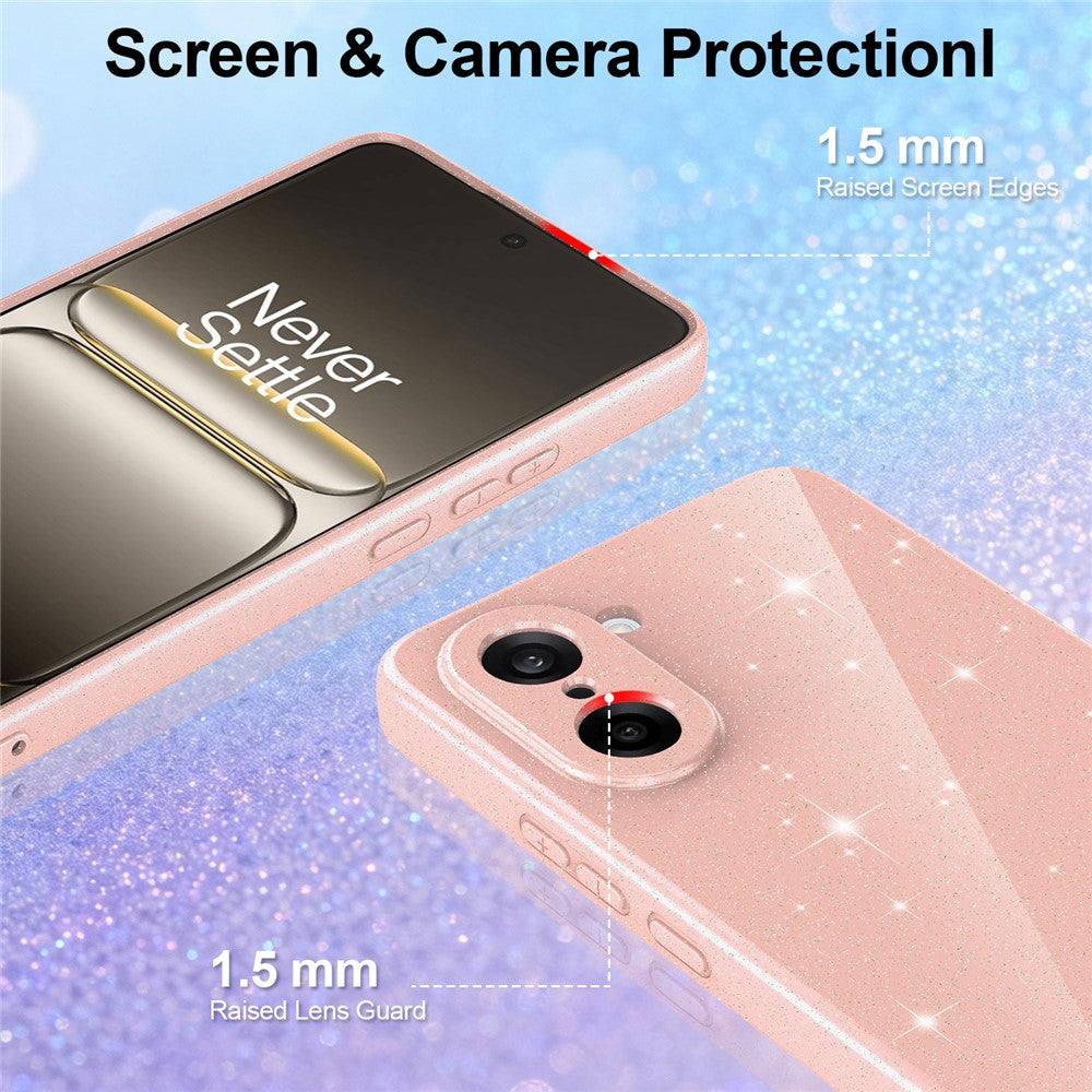 OnePlus Nord CE5 5G / Ace 5 Racing 5G Magnetiskt Skal Glitter TPU Stötsäkert mobilskal med Snodd