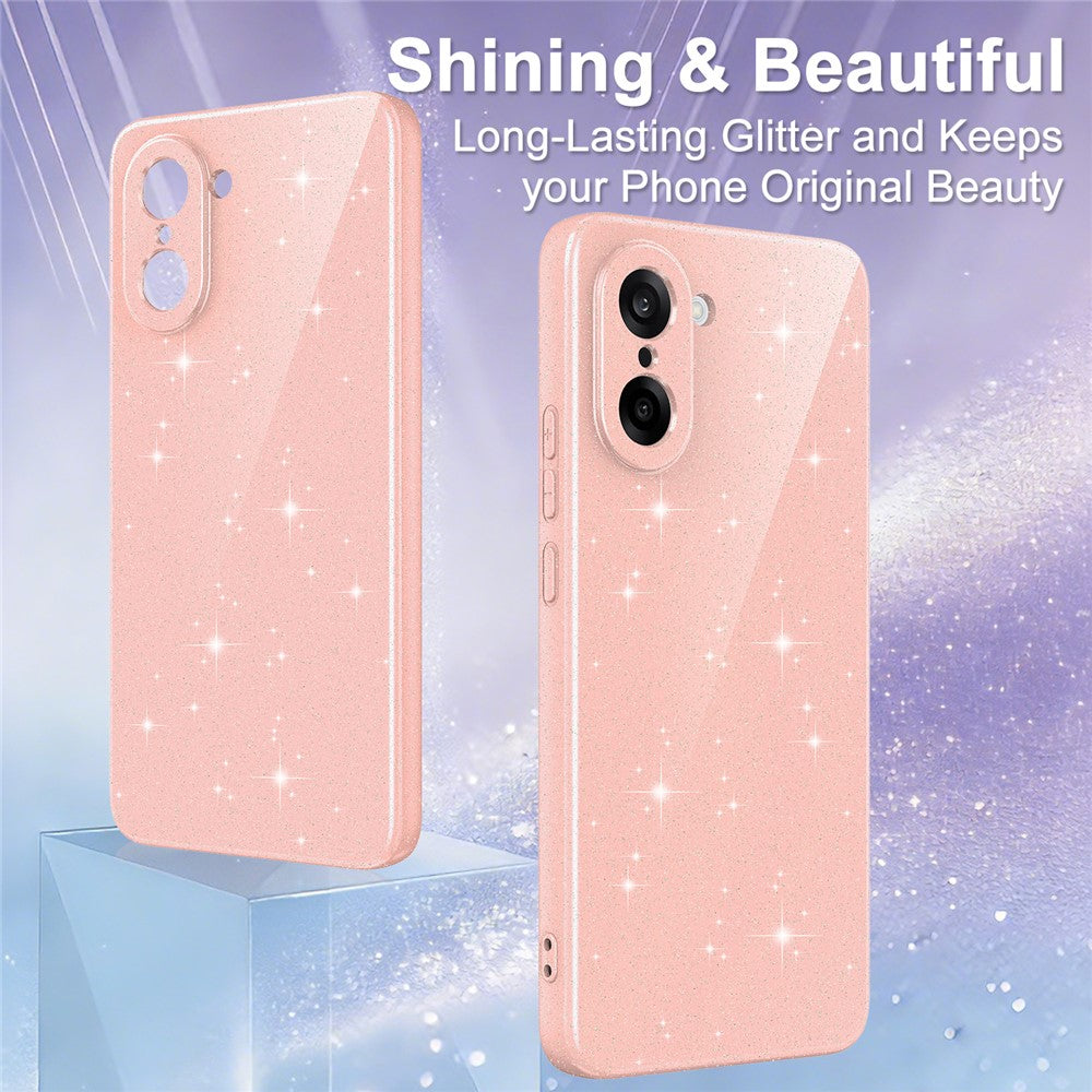 OnePlus Nord CE5 5G / Ace 5 Racing 5G Magnetiskt Skal Glitter TPU Stötsäkert mobilskal med Snodd