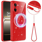 OnePlus Nord CE5 5G / Ace 5 Racing 5G Magnetiskt Skal Glitter TPU Stötsäkert mobilskal med Snodd