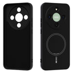 ABEEL Magnetic Case For Honor Magic8 Lite 5G  /  X9d 5G  /  X70 5G Skin Touch Liquid Silicone Phone Back Cover