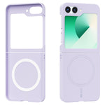 ABEEL For Samsung Galaxy Z Flip6 5G Magnetic Case Skin Touch Liquid Silicone Phone Back Cover