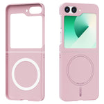 ABEEL For Samsung Galaxy Z Flip6 5G Magnetic Case Skin Touch Liquid Silicone Phone Back Cover