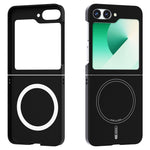 ABEEL For Samsung Galaxy Z Flip6 5G Magnetic Case Skin Touch Liquid Silicone Phone Back Cover