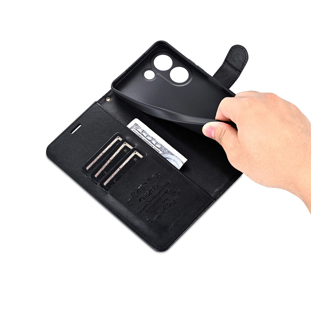 AZNS For Xiaomi Poco X8 Pro 5G / Redmi Turbo 5 5G Case Anti-Scratch PU Leather Stand Wallet Phone Cover
