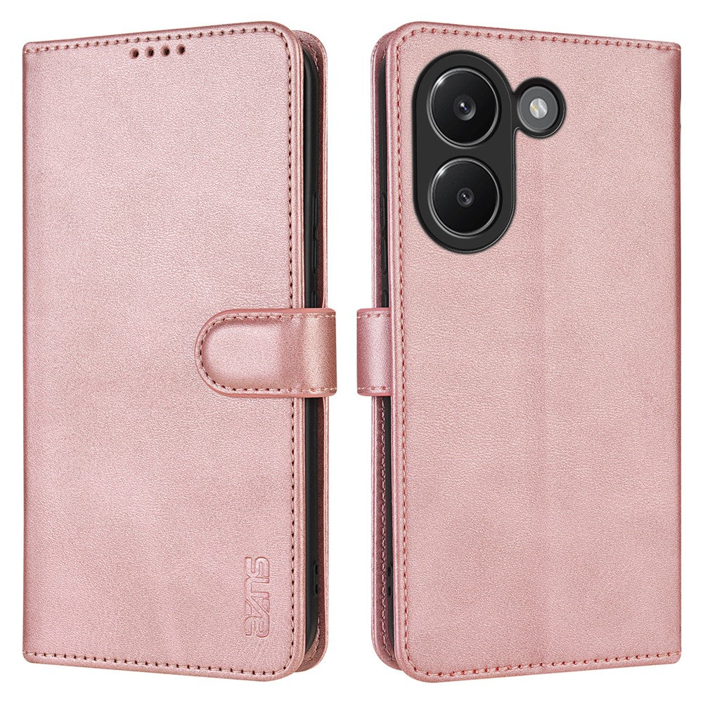 AZNS For Xiaomi Poco X8 Pro 5G / Redmi Turbo 5 5G Case PU Leather Wallet Phone Cover