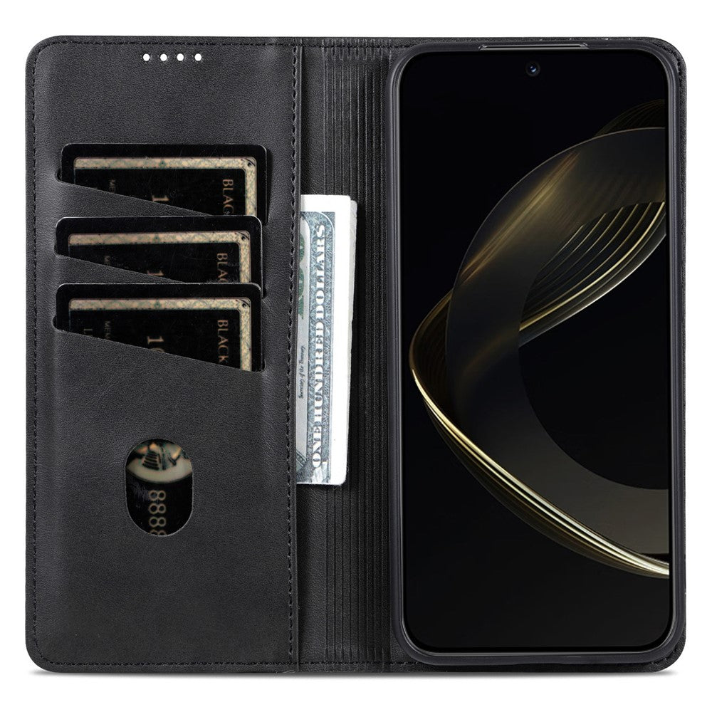 AZNS For Xiaomi Poco X8 Pro Max 5G / Redmi Turbo 5 Max 5G Case Cowhide Texture PU Leather Wallet Phone Cover