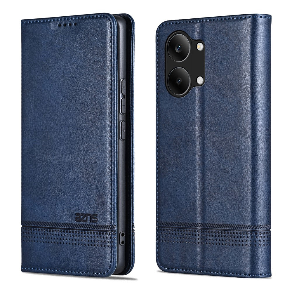 AZNS For Xiaomi Poco X8 Pro Max 5G / Redmi Turbo 5 Max 5G Case Cowhide Texture PU Leather Wallet Phone Cover