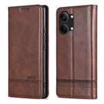 AZNS For Xiaomi Poco X8 Pro Max 5G / Redmi Turbo 5 Max 5G Case Cowhide Texture PU Leather Wallet Phone Cover