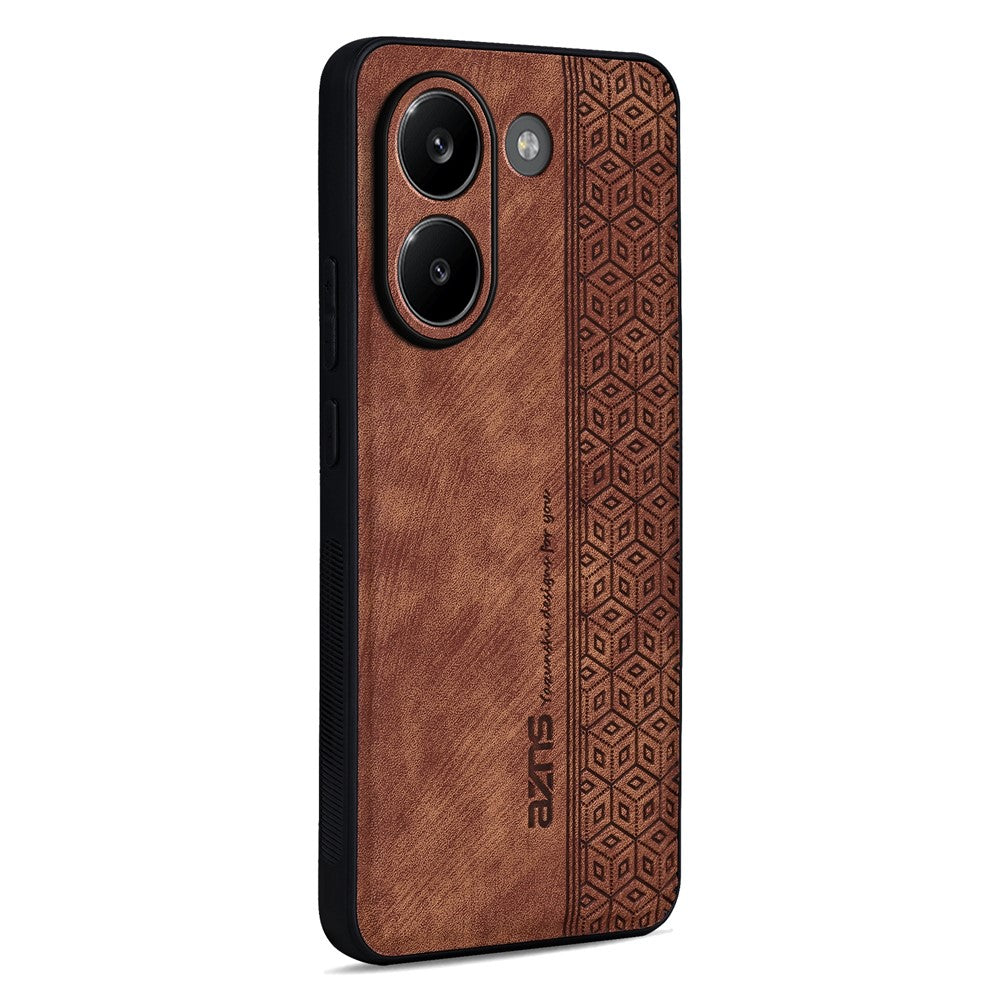 AZNS For Xiaomi Poco X8 Pro 5G / Redmi Turbo 5 5G Case PU Leather Covered TPU Phone Protective Cover