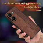 AZNS For Xiaomi Poco X8 Pro 5G / Redmi Turbo 5 5G Case PU Leather Covered TPU Phone Protective Cover